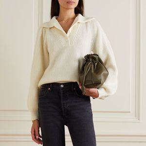 Madeleine Thompson Crater ribbed wool and cashmere blend sweater